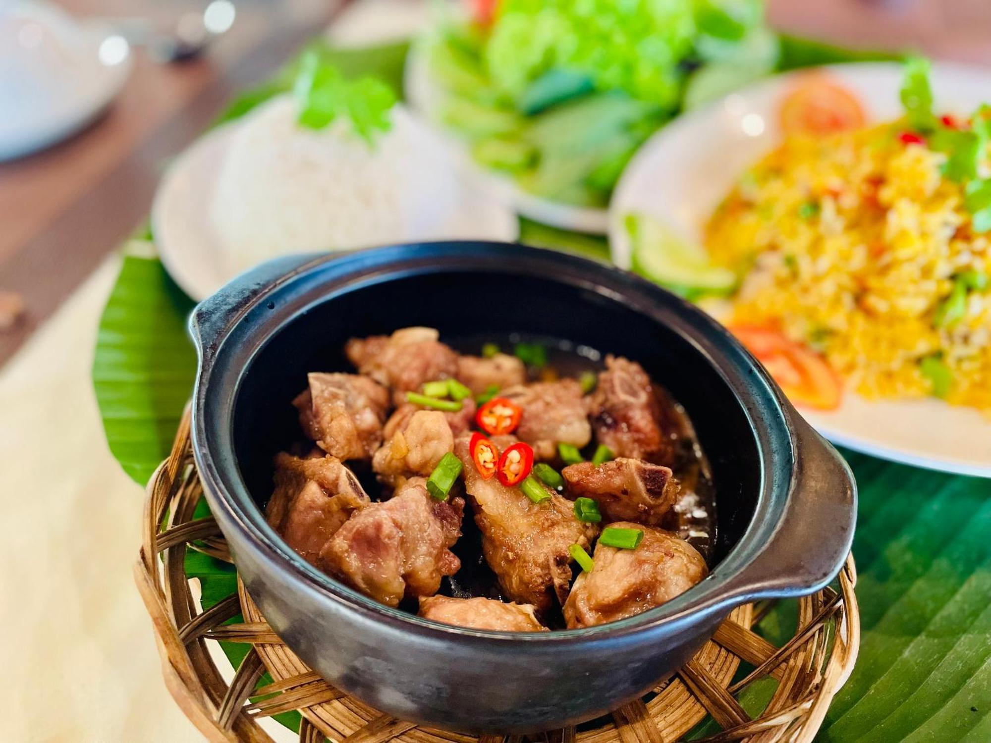 แมงโก โฮม ริเวอร์ไซด์ Bed & Breakfast Ben Tre ภายนอก รูปภาพ
